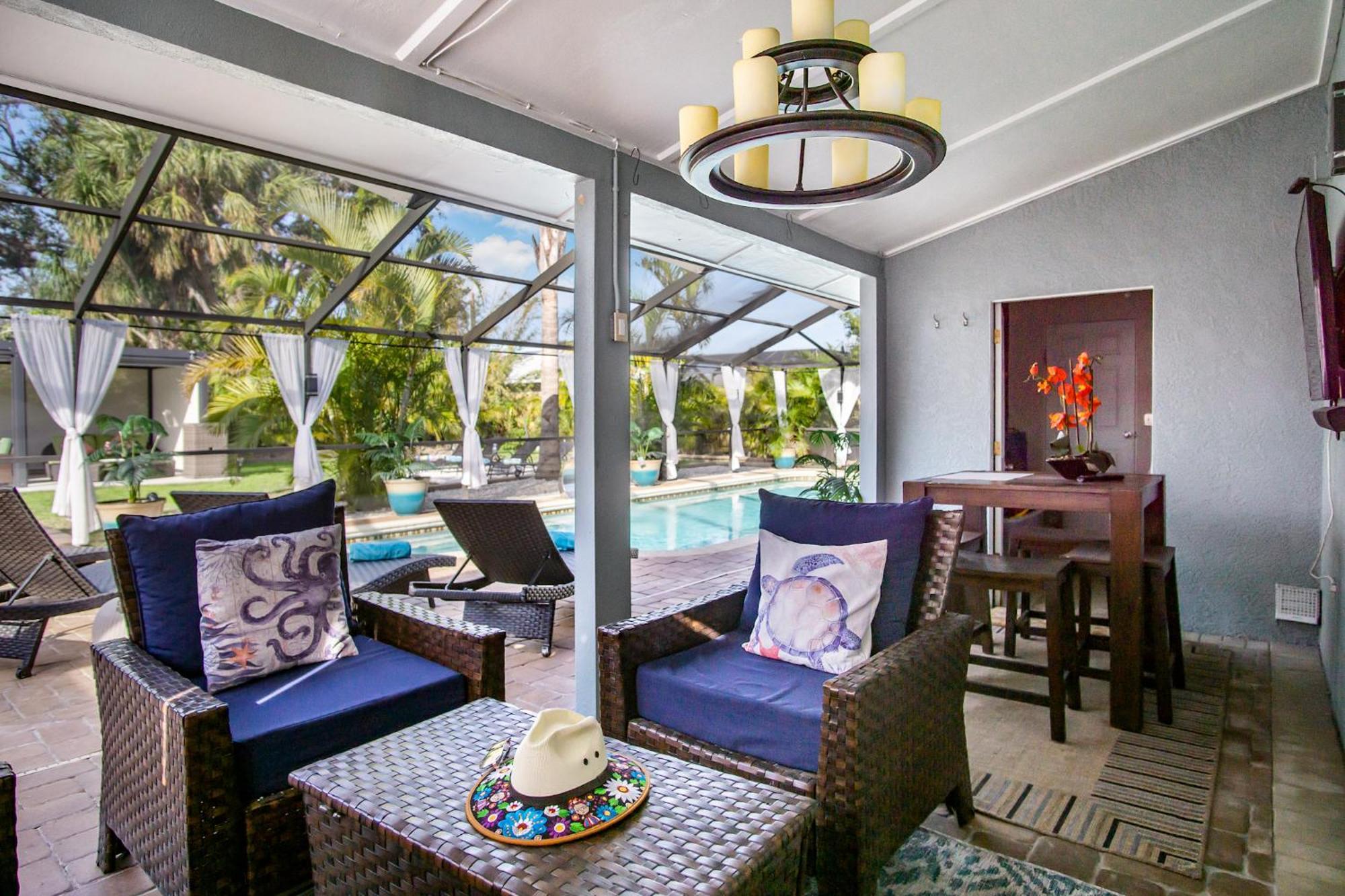 Luxury Zen Den With Heated Pool Just Off Siesta Key Apartment ซาราโซตา ภายนอก รูปภาพ