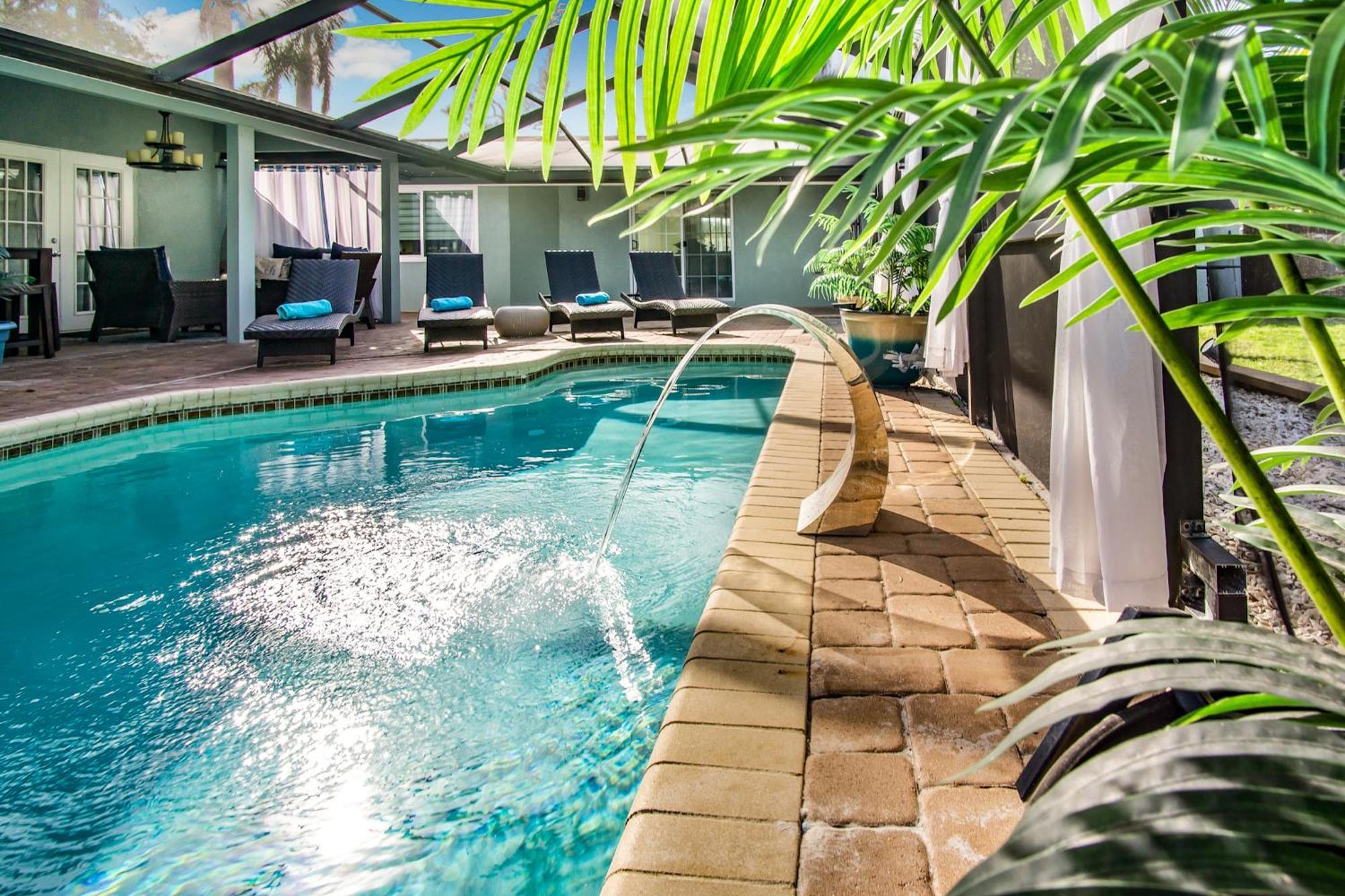 Luxury Zen Den With Heated Pool Just Off Siesta Key Apartment ซาราโซตา ภายนอก รูปภาพ